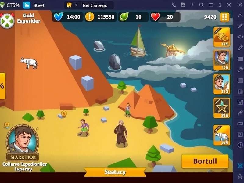 Gold Tycoon Expedition gameplay screenshot